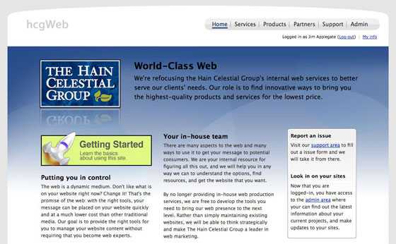 hcgWeb Portal